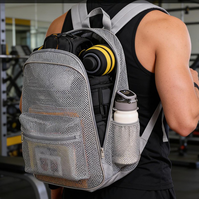 Breathable Mesh Backpack Light - Outdoor Sport Backpack ulasan dan harga