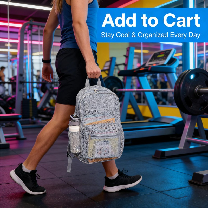 Breathable Mesh Backpack Light - Outdoor Sport Backpack ulasan dan harga
