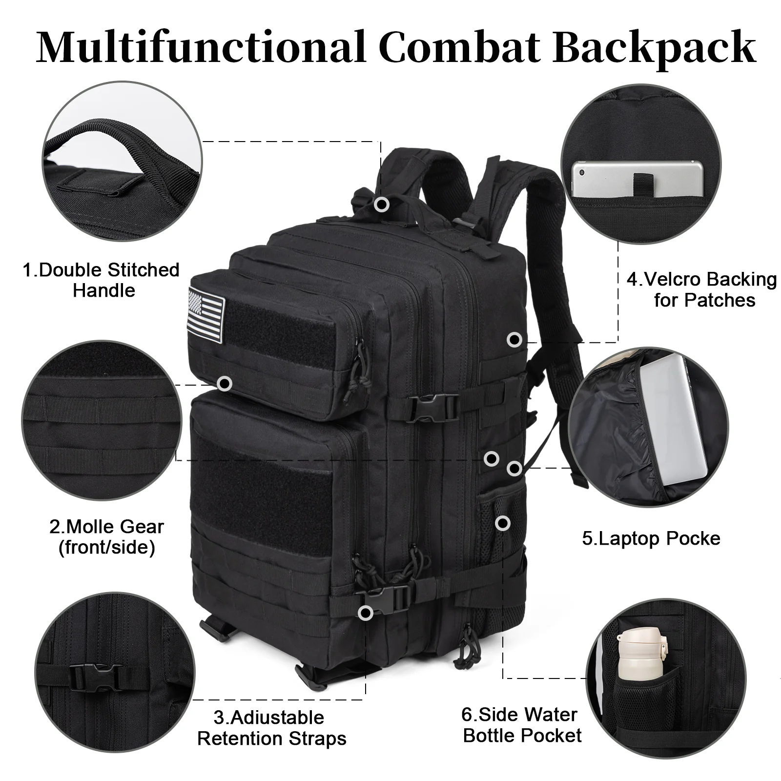 60L Army Military Tactical Bac - Outdoor Sport Backpack ulasan dan harga
