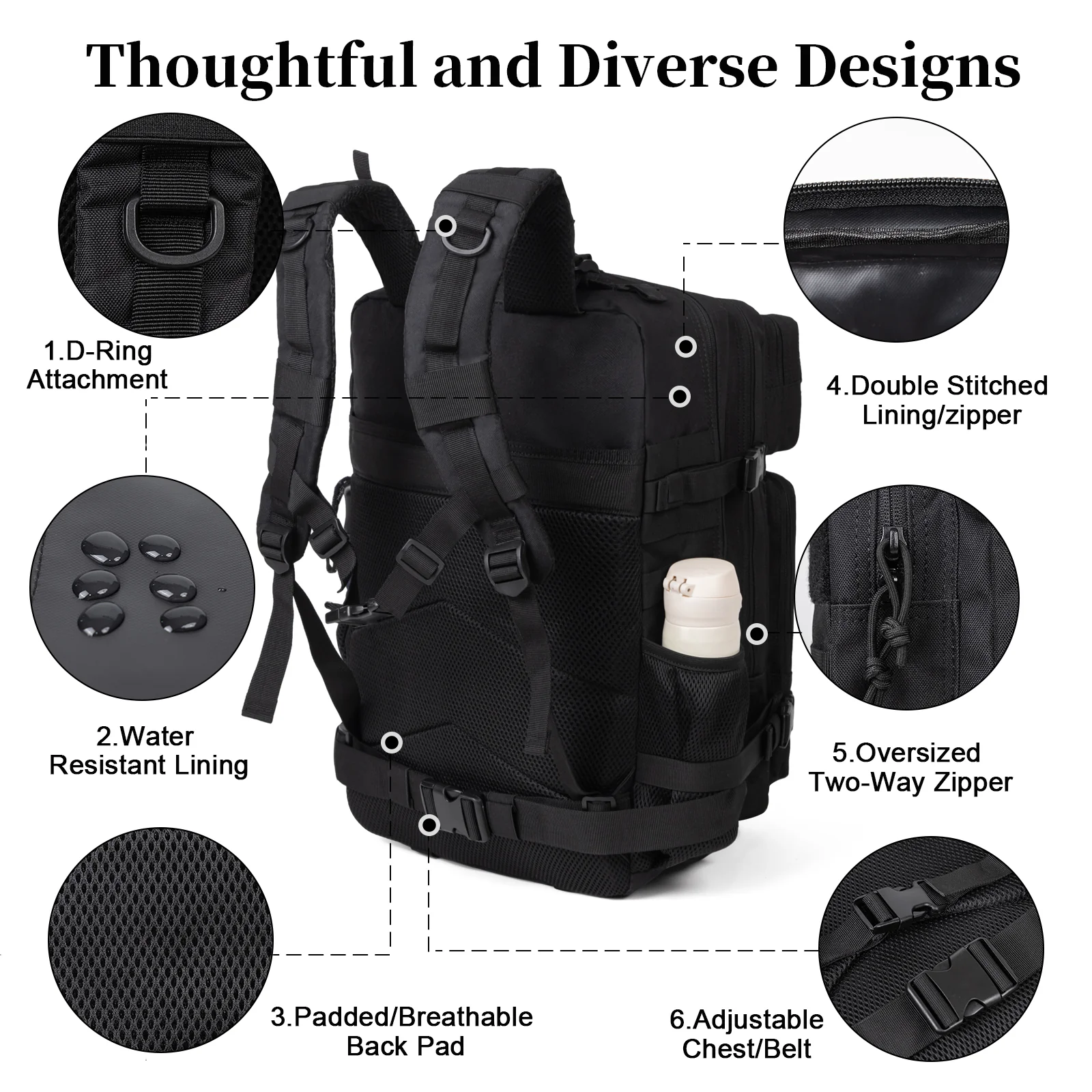 60L Army Military Tactical Bac - Outdoor Sport Backpack ulasan dan harga