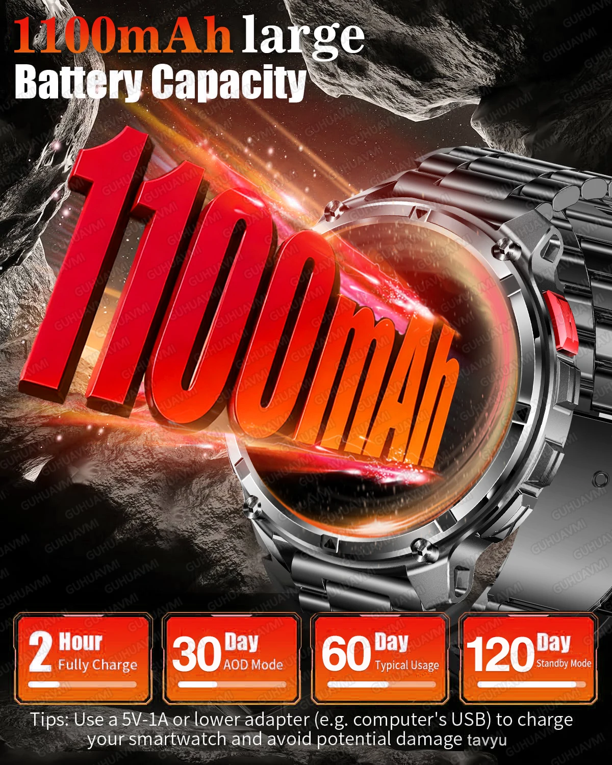 New Outdoor Men Smartwatch Blu - Definition Of Outdoor Sport ulasan dan harga