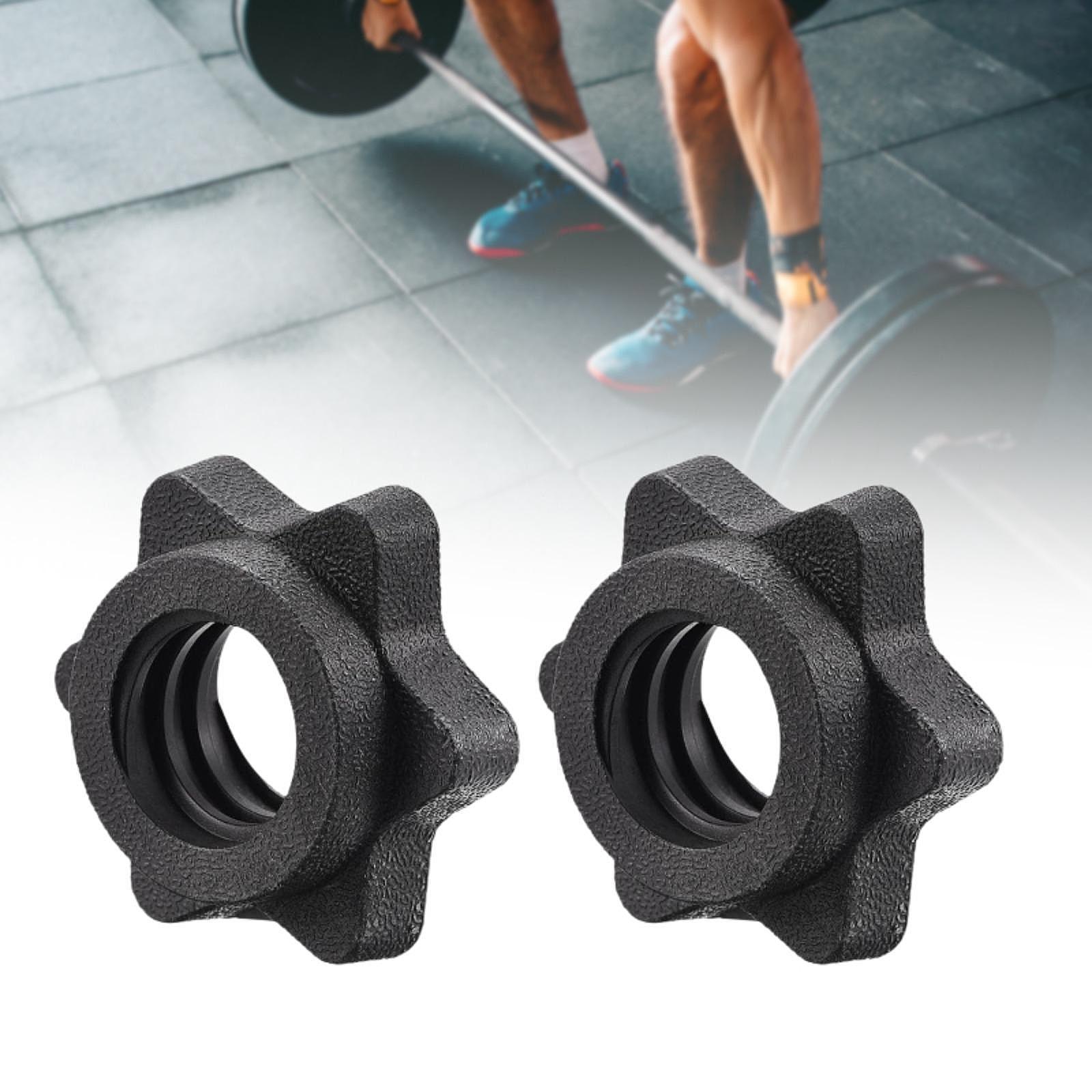 2Pcs Barbell Screw Collars Equ - Outdoor Sports Hall ulasan dan harga