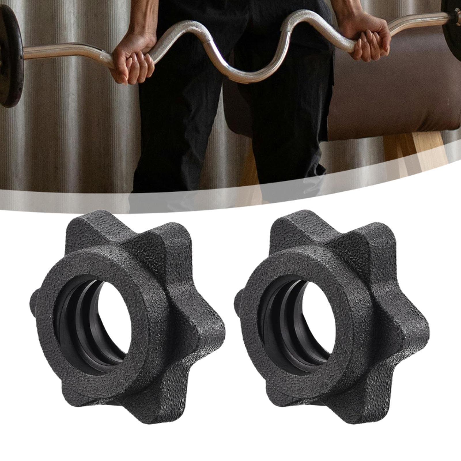 2Pcs Barbell Screw Collars Equ - Outdoor Sports Hall ulasan dan harga